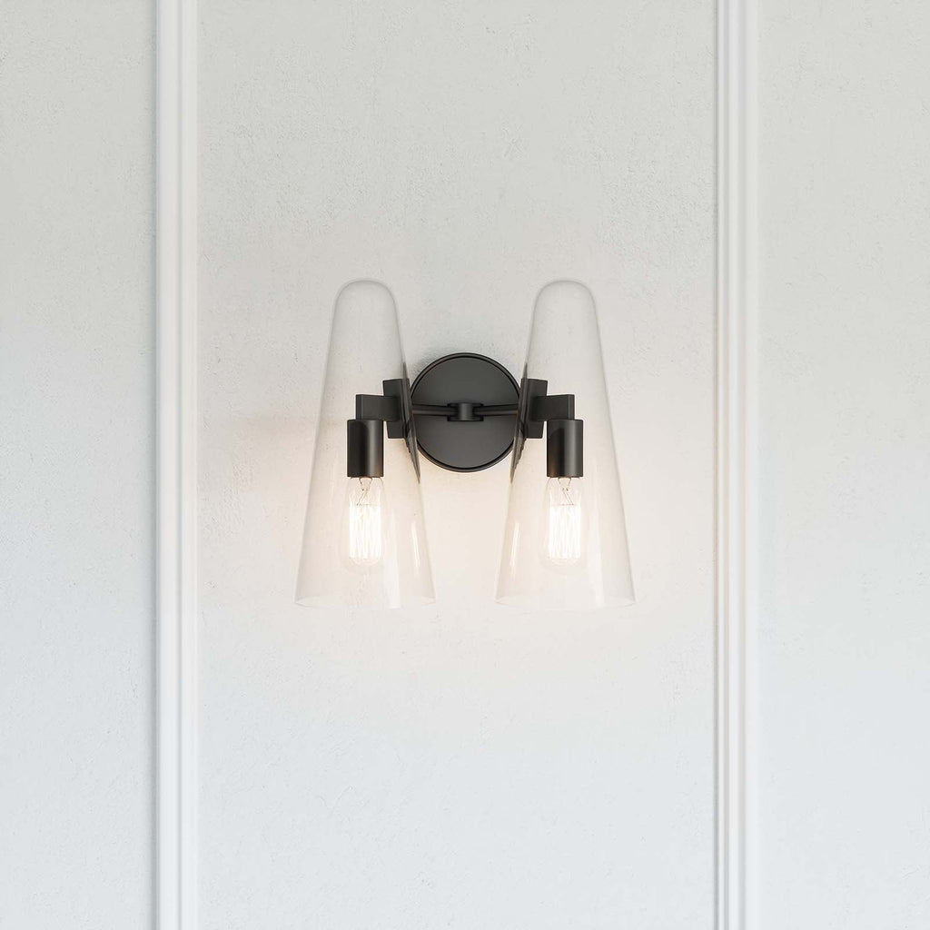 Beacon 2-Light Wall Sconce by Modway