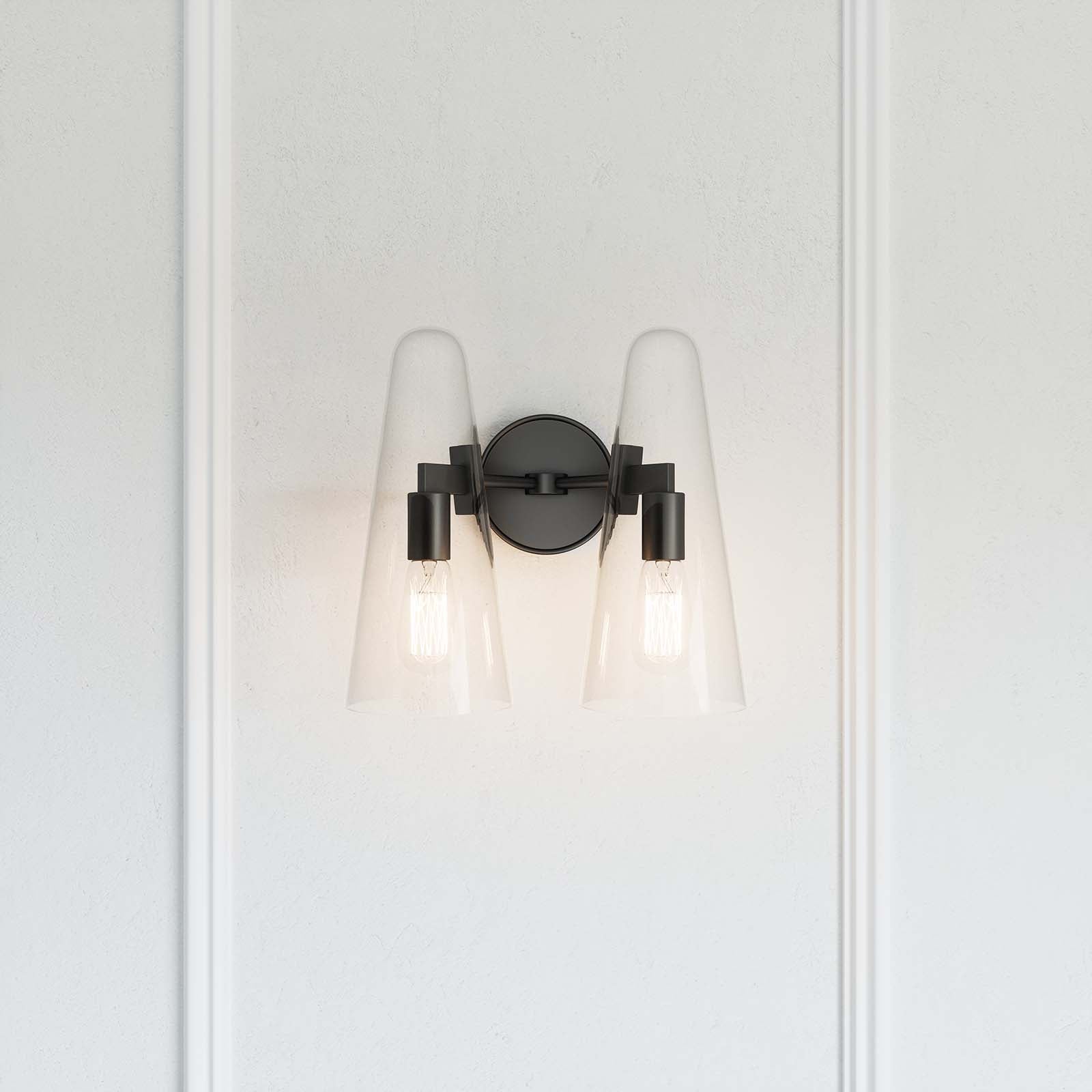 Beacon 2-Light Wall Sconce by Modway