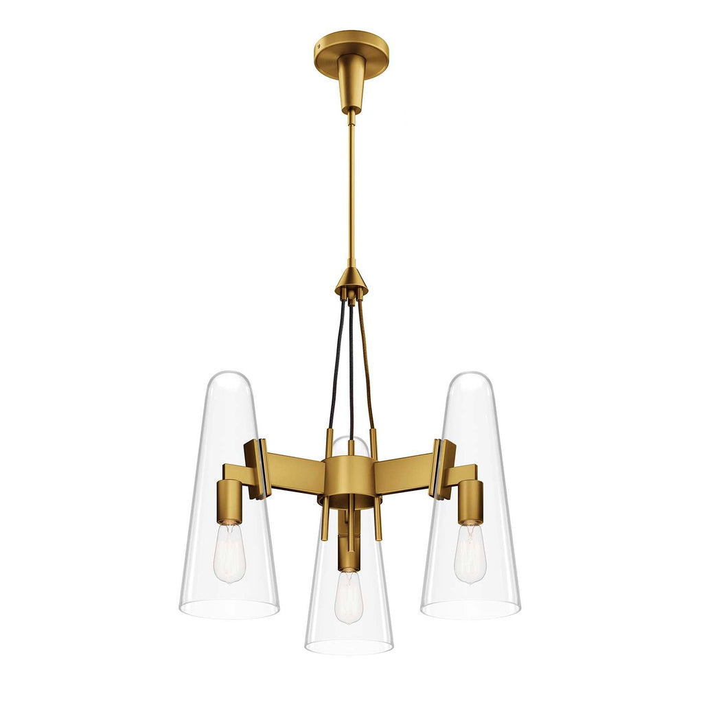 Beacon 3-Light Pendant Light by Modway