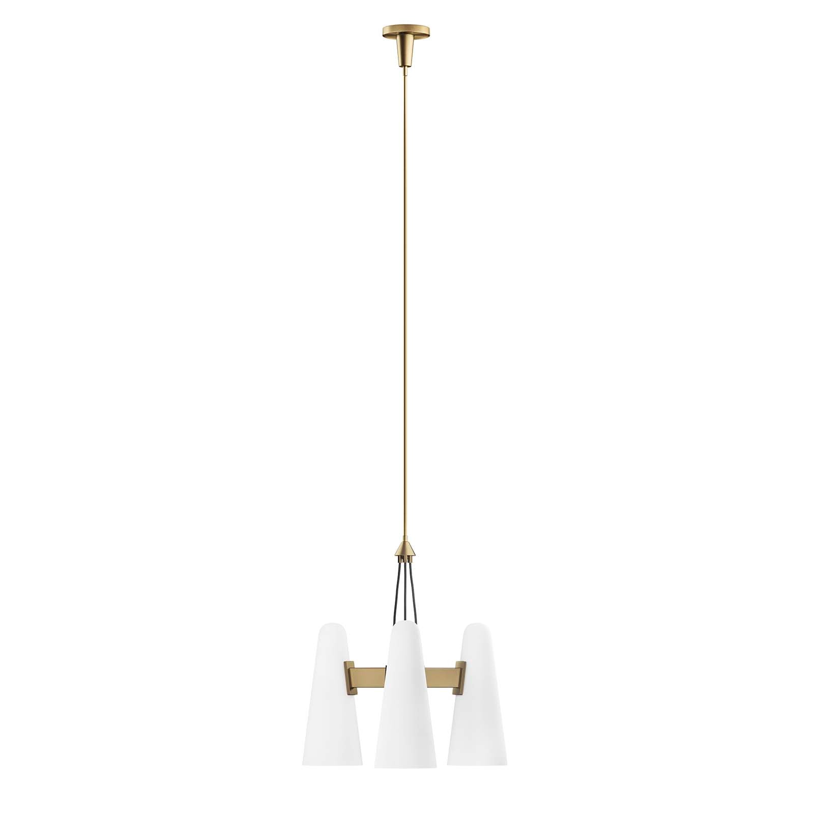 Beacon 3-Light Pendant Light by Modway