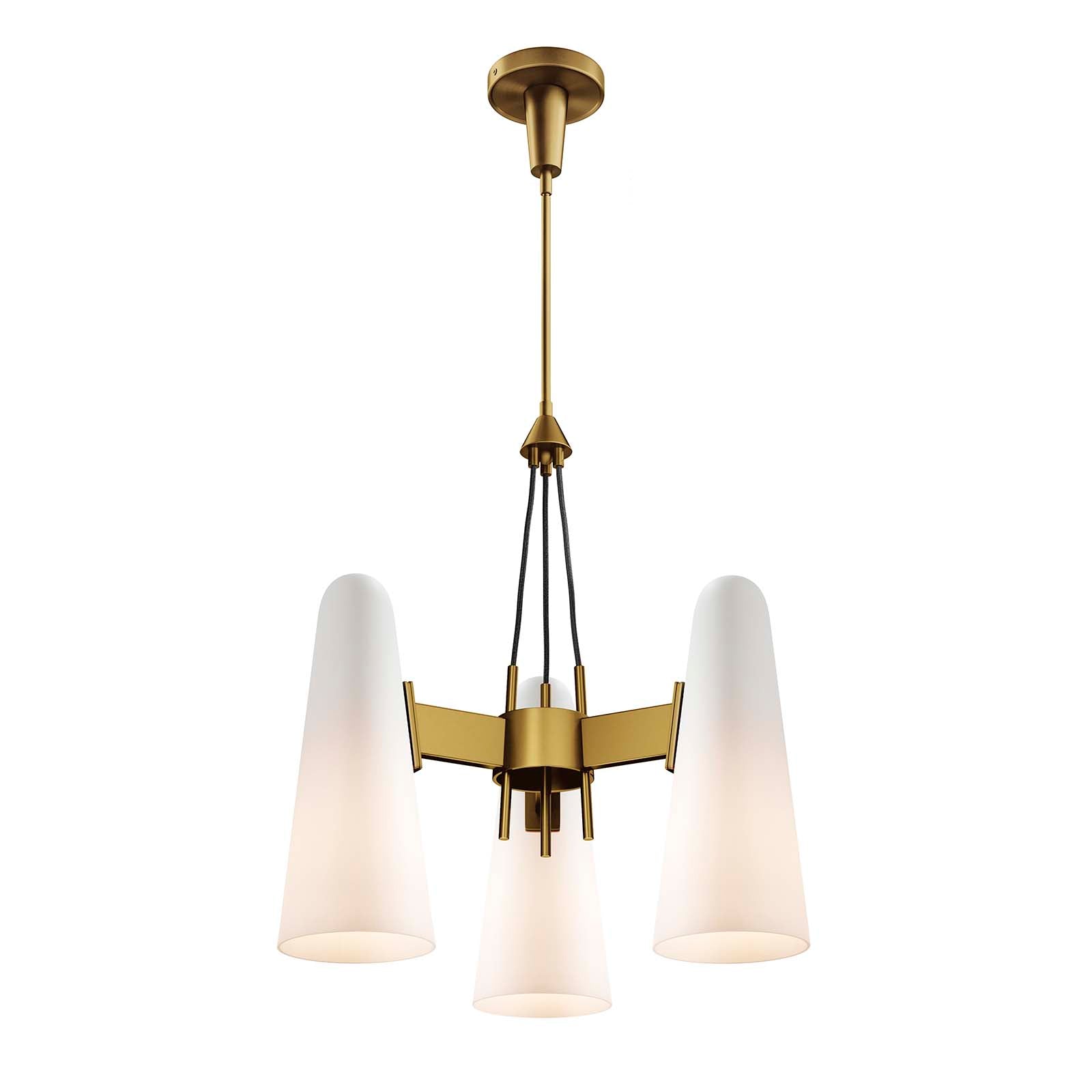 Beacon 3-Light Pendant Light by Modway