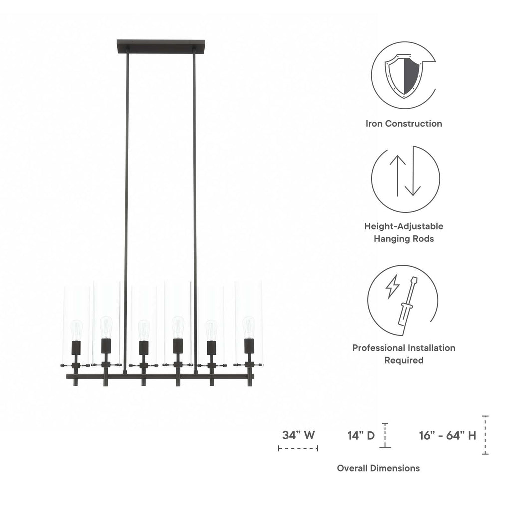 Skylark 6-Light Chandelier by Modway