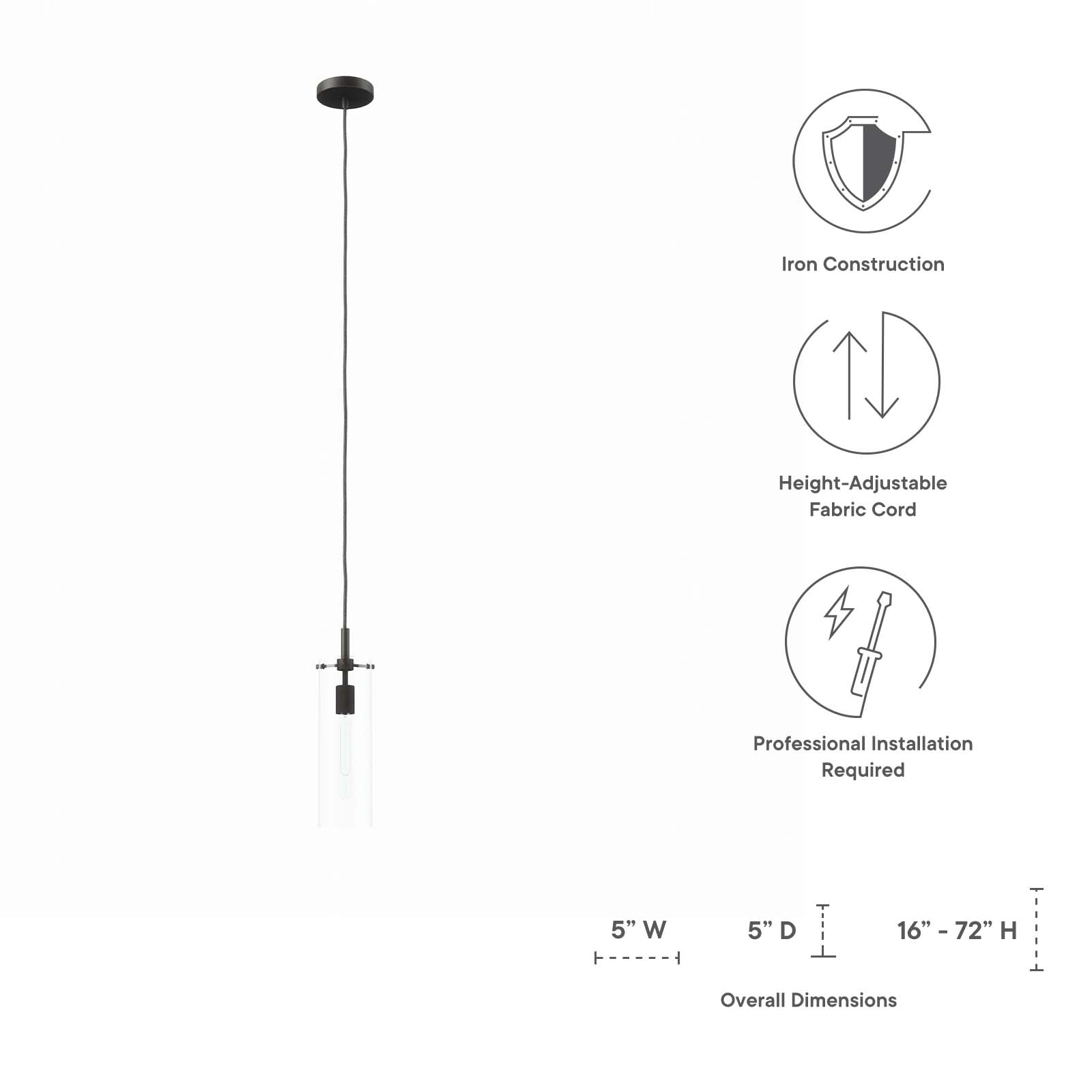 Skylark Pendant Light by Modway