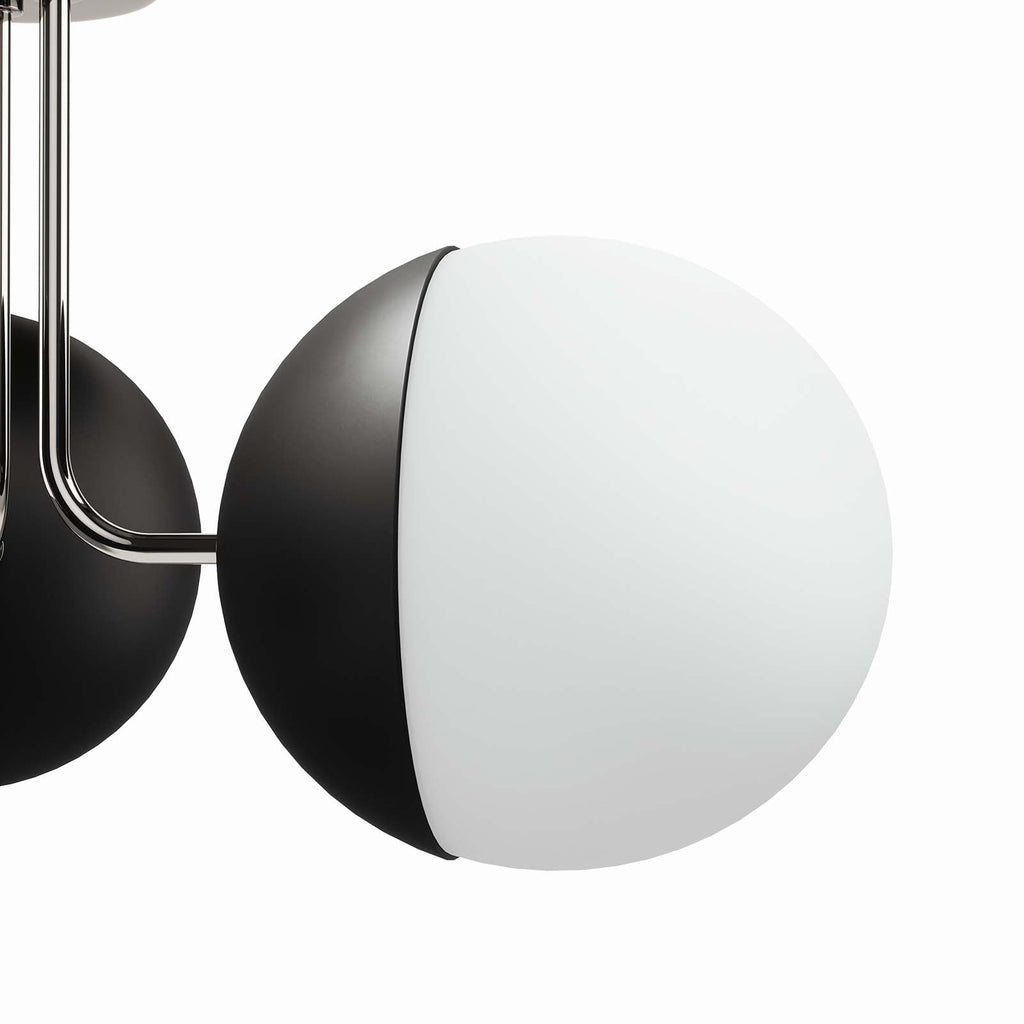 Stellar 3-Light Semi-Flush Ceiling Light by Modway