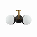 Stellar 3-Light Semi-Flush Ceiling Light by Modway
