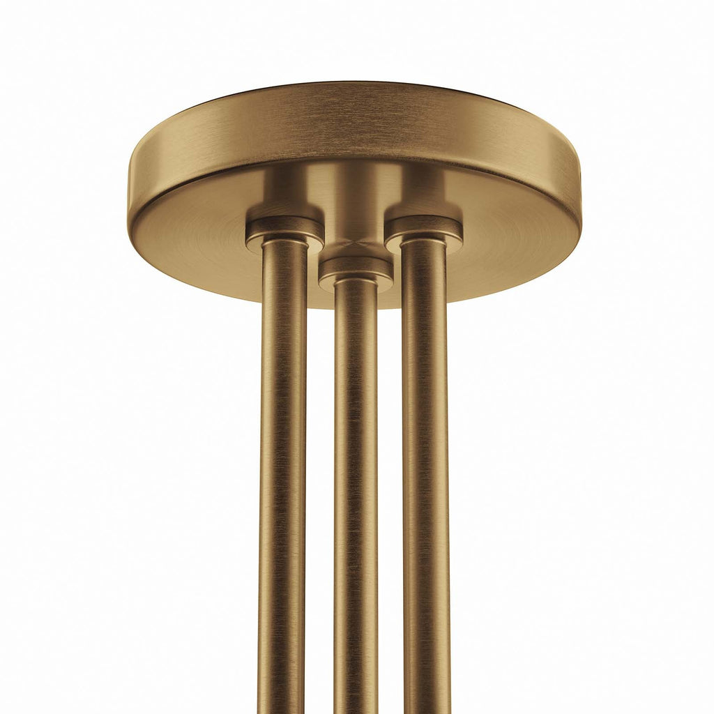 Stellar 3-Light Semi-Flush Ceiling Light by Modway