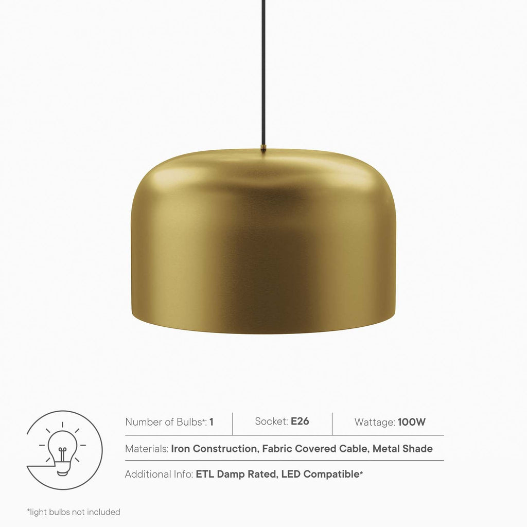 Avenue 1-Light Pendant Light by Modway