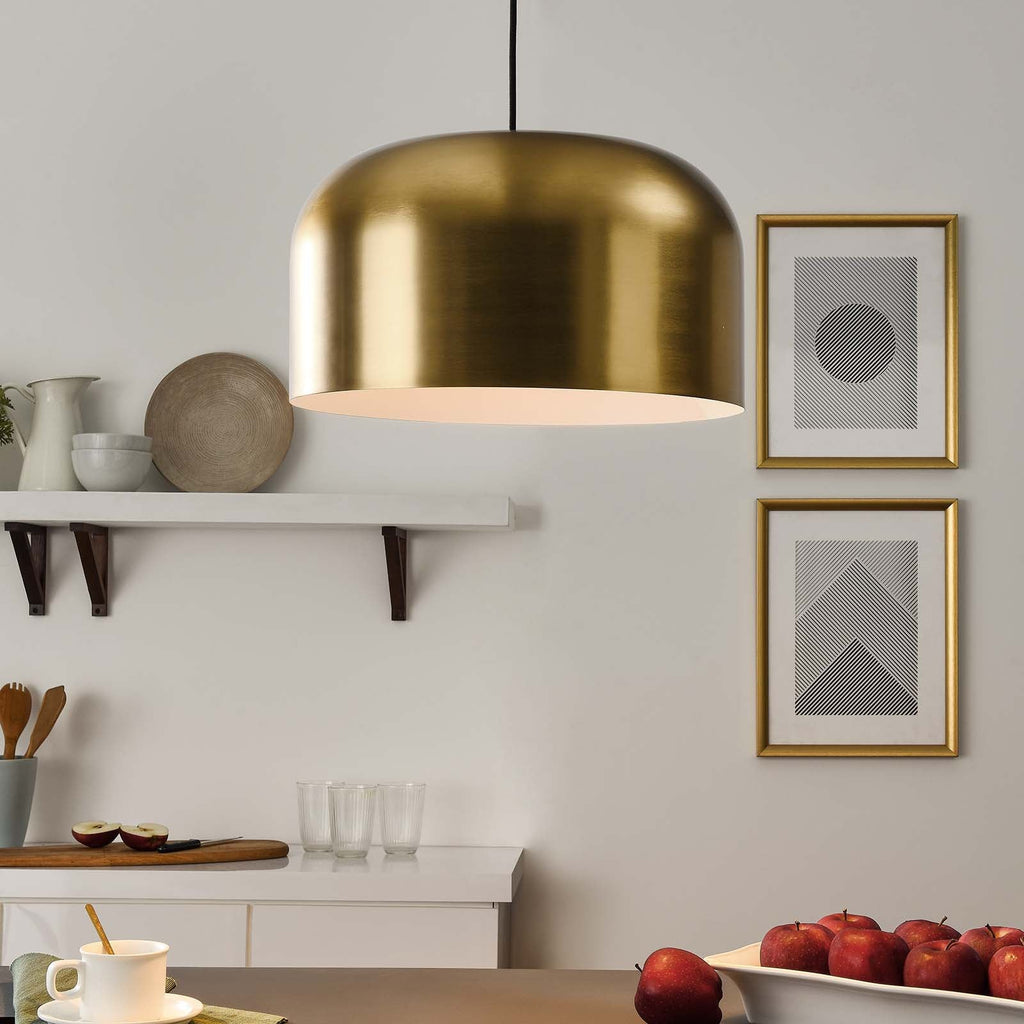 Avenue 1-Light Pendant Light by Modway