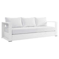 Tahoe Outdoor Patio Powder-Coated Aluminum Sofa by Modway