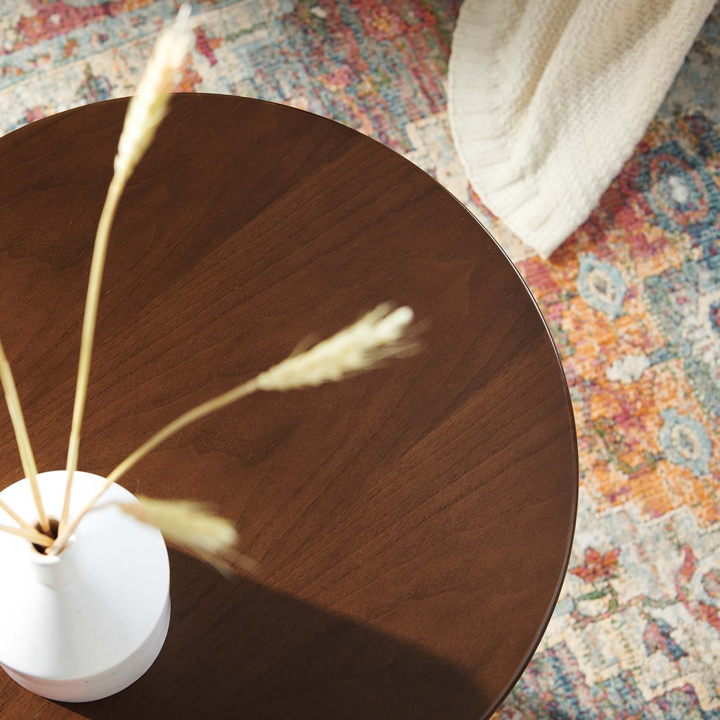 Lippa 20" Round Wood Side Table by Modway