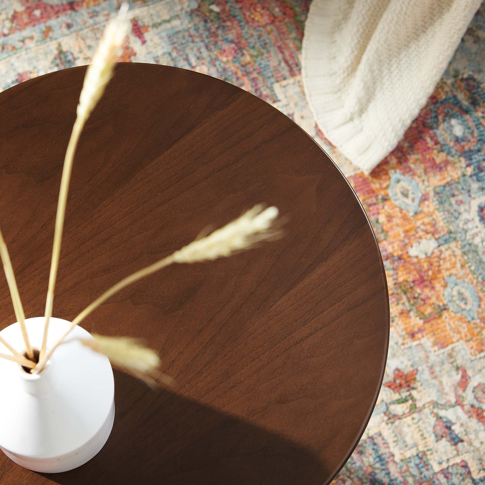 Lippa 20" Round Wood Side Table by Modway