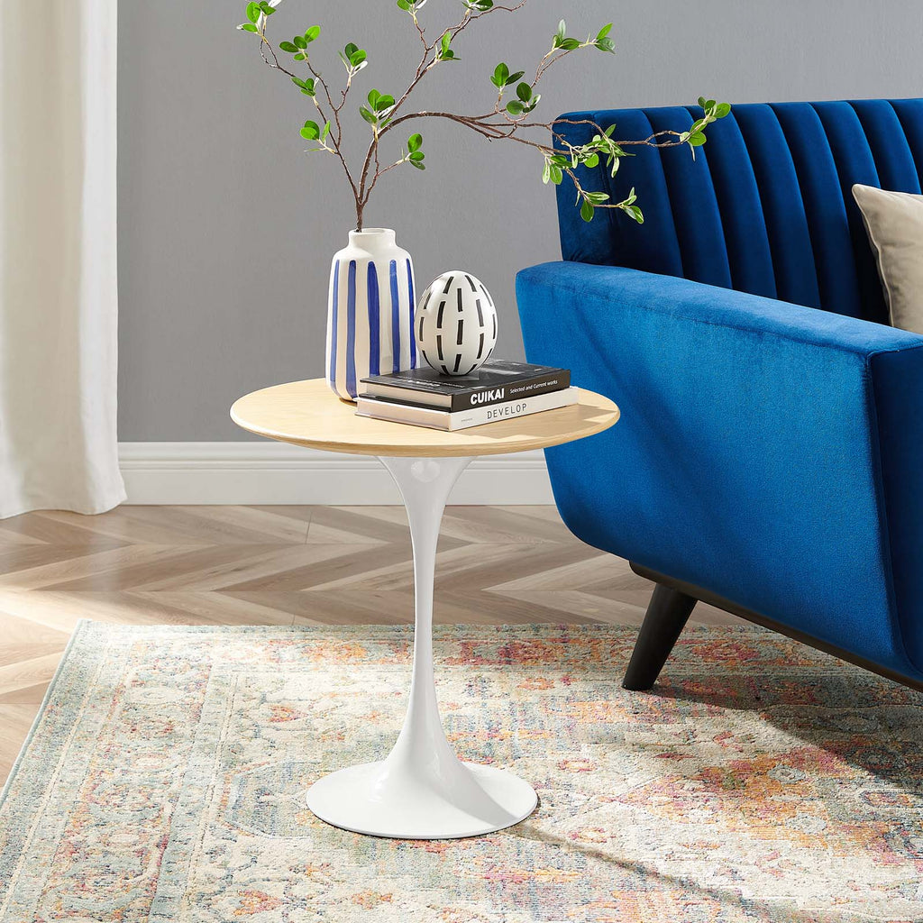 Lippa 20" Round Wood Side Table by Modway