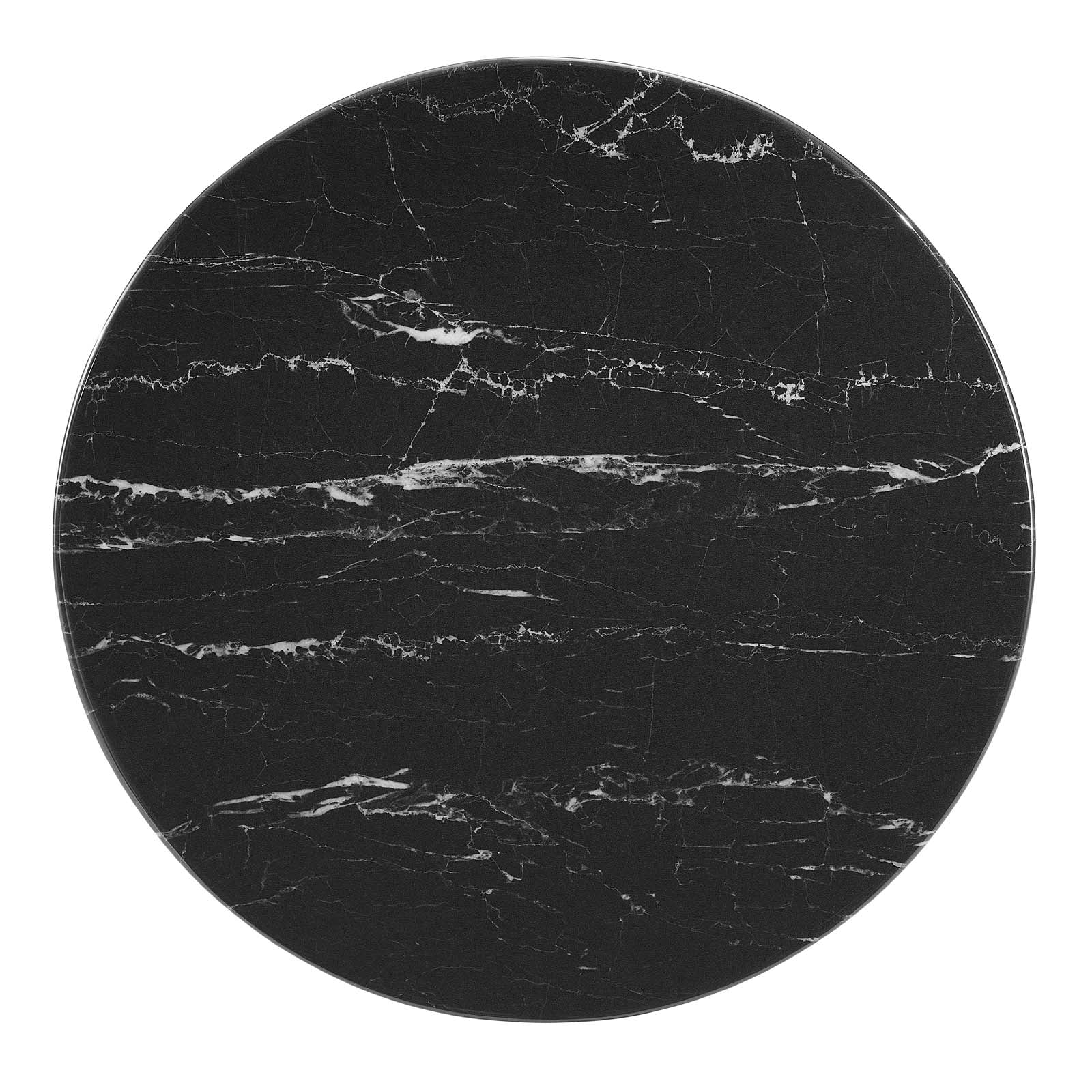 Lippa 20" Round Faux Marble Side Table by Modway