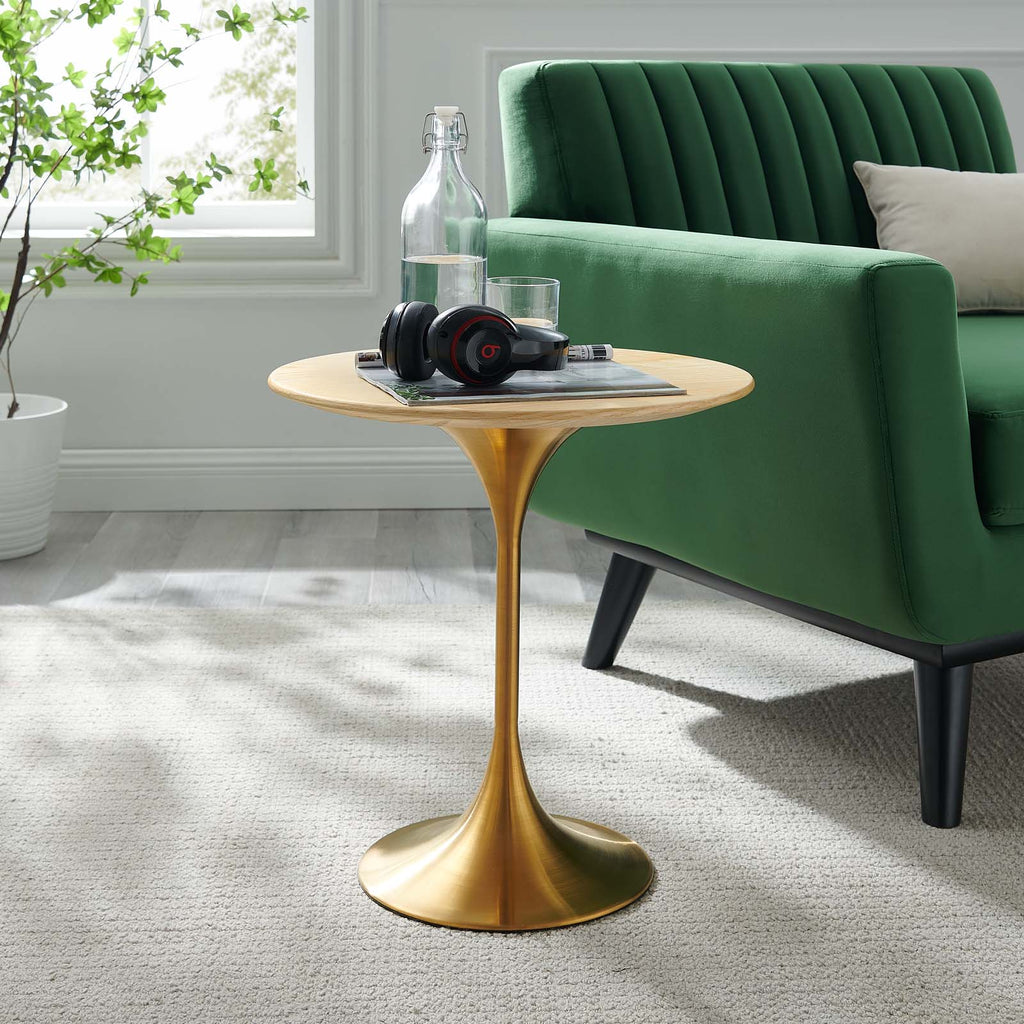 Lippa 20" Round Wood Side Table by Modway