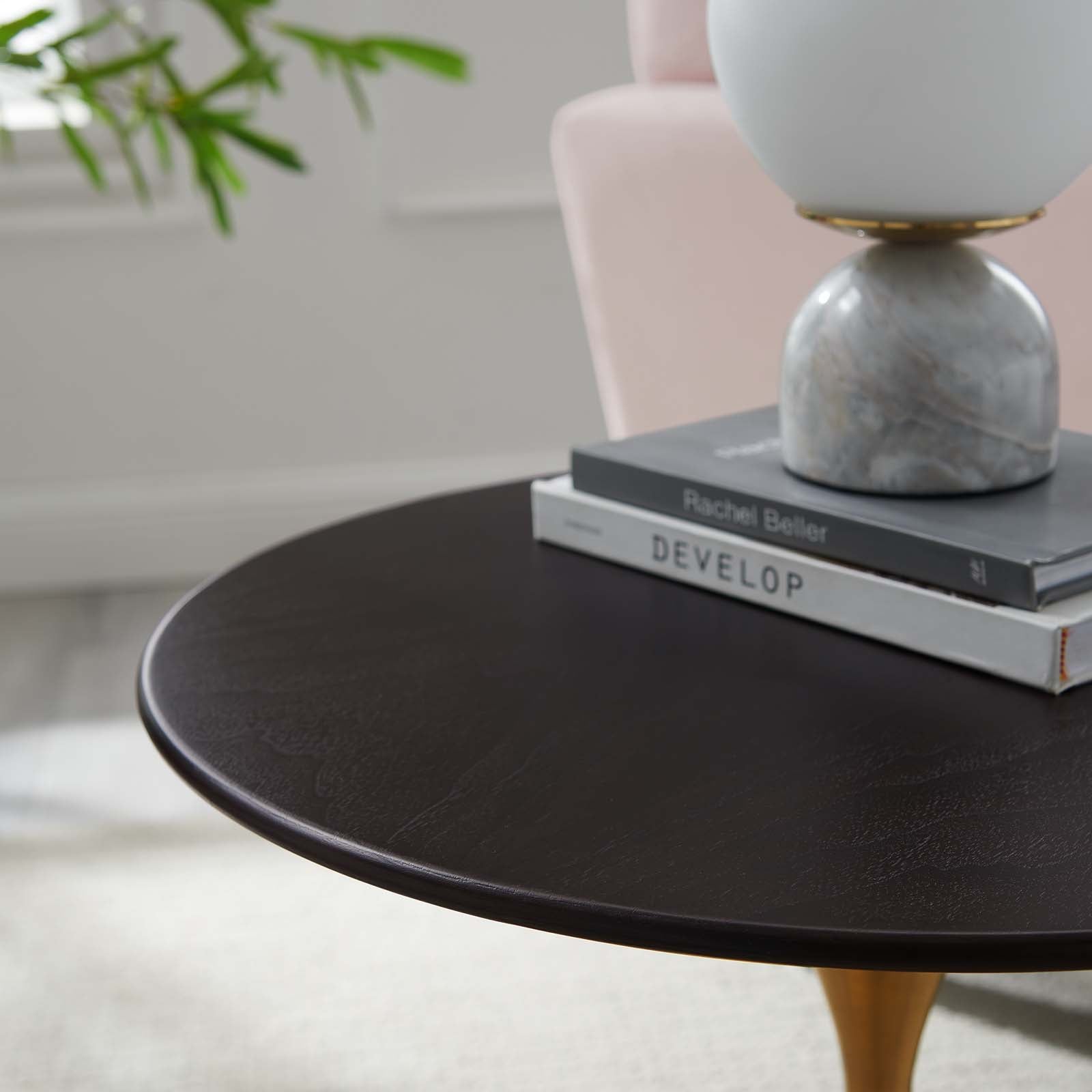Lippa 20" Round Wood Side Table by Modway