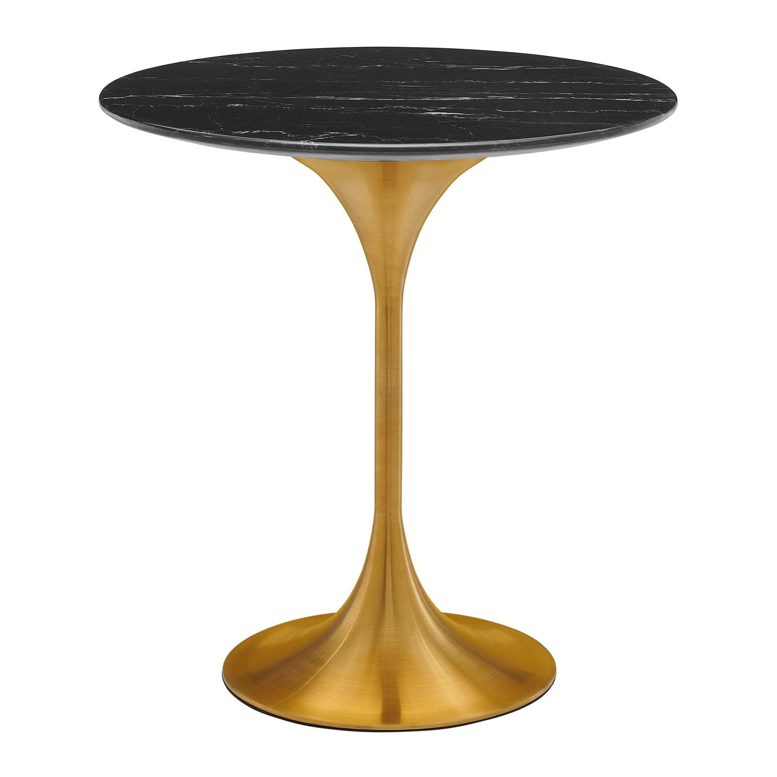 Lippa 20" Round Faux Marble Side Table by Modway