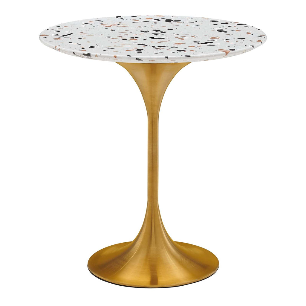 Lippa 20" Round Terrazzo Side Table by Modway