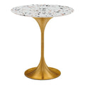 Lippa 20" Round Terrazzo Side Table by Modway