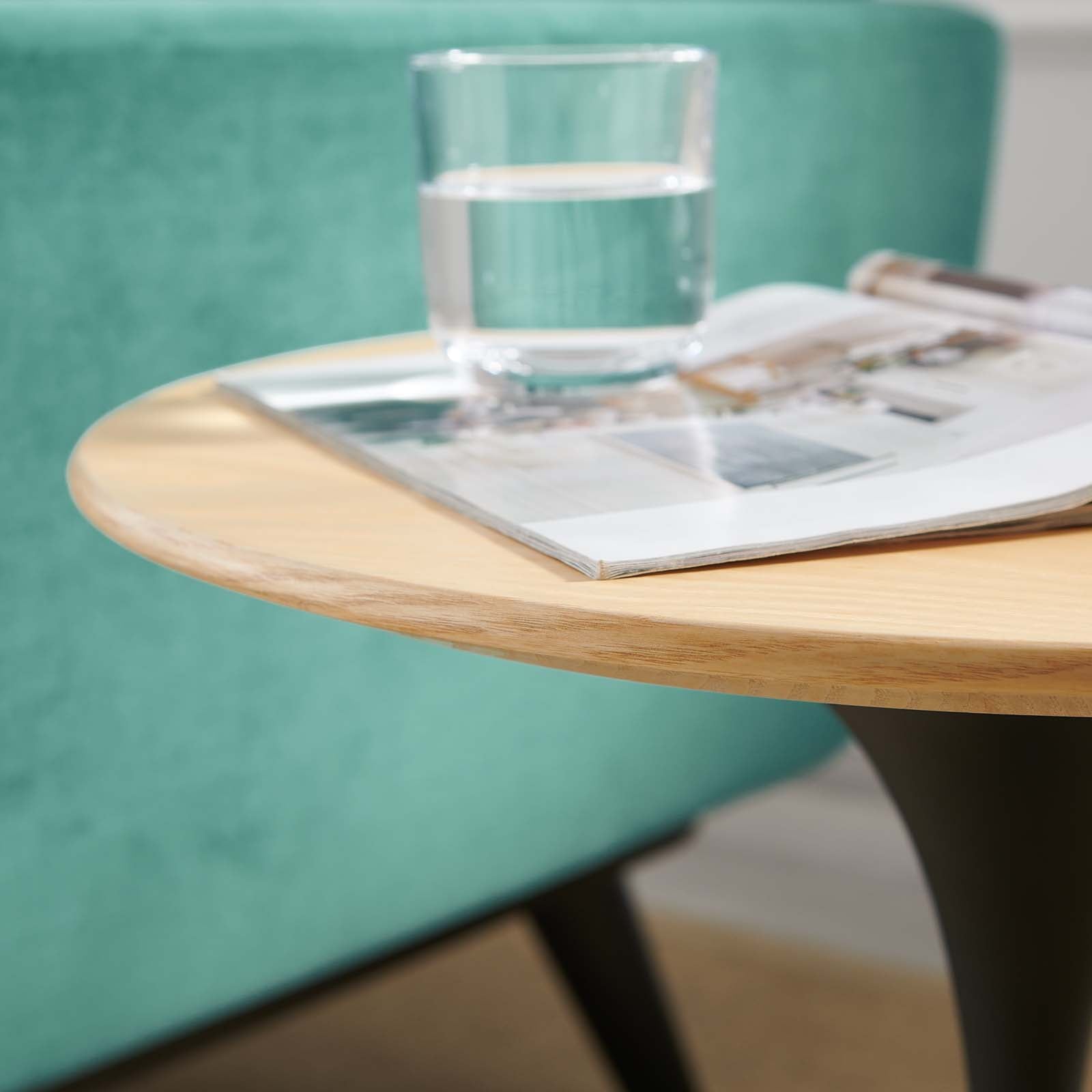 Lippa 20" Round Wood Side Table by Modway
