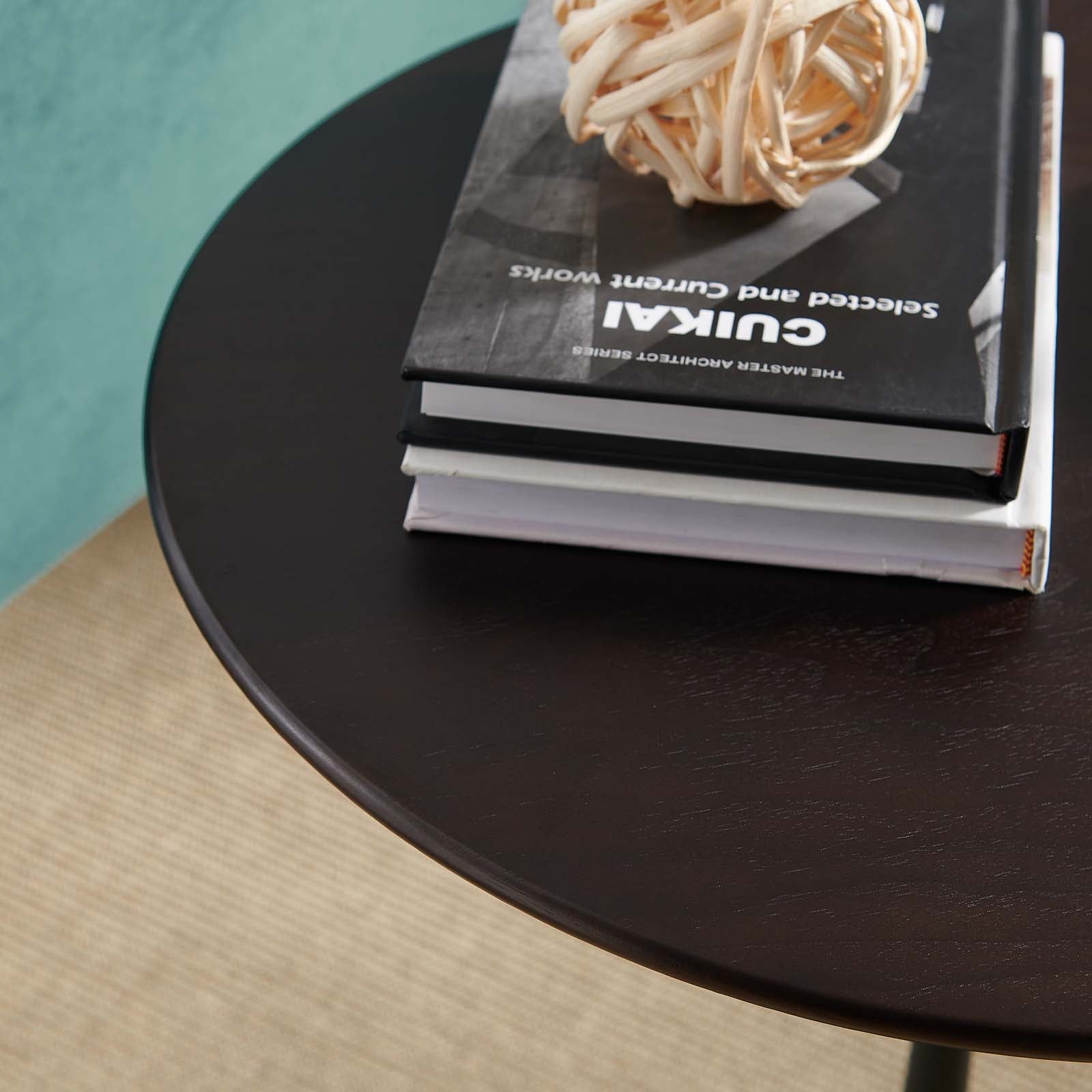 Lippa 20" Round Wood Side Table by Modway