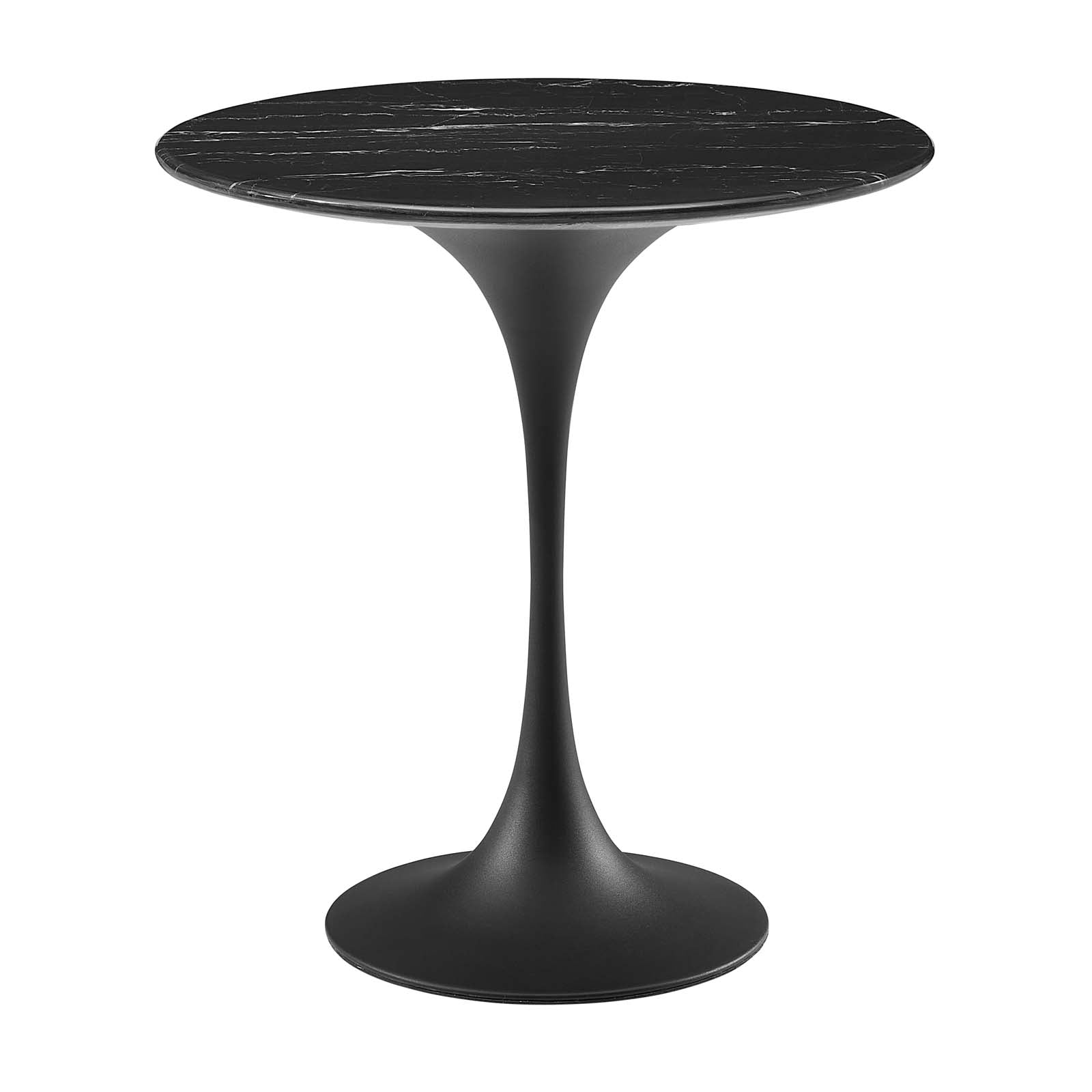 Lippa 20" Round Faux Marble Side Table by Modway