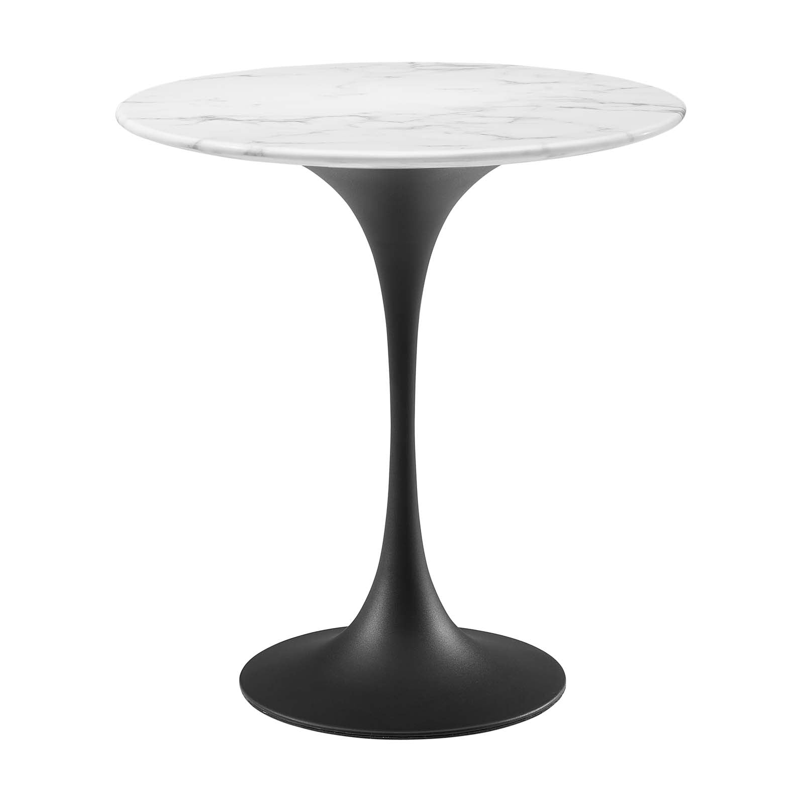Lippa 20" Round Faux Marble Side Table by Modway