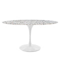 Lippa 60" Oval Terrazzo Dining Table by Modway