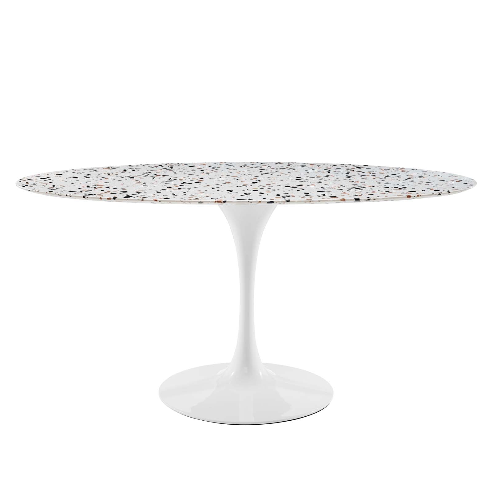 Lippa 60" Oval Terrazzo Dining Table by Modway