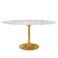 Lippa 60" Oval Terrazzo Dining Table by Modway