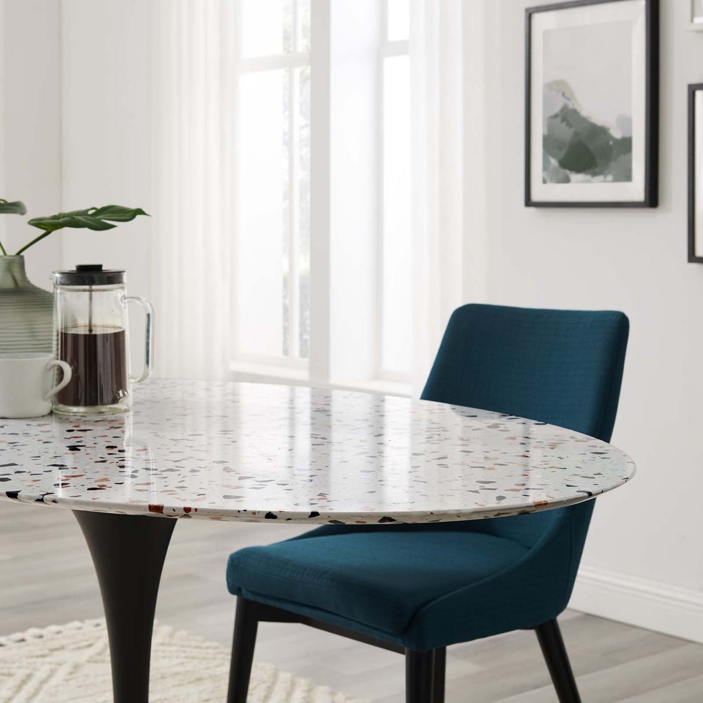 Lippa 60" Oval Terrazzo Dining Table by Modway