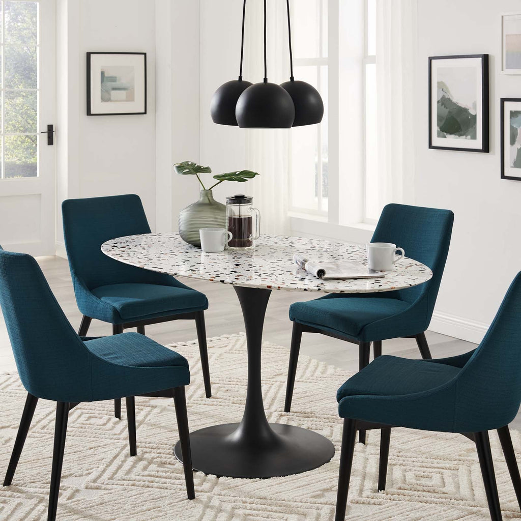 Lippa 60" Oval Terrazzo Dining Table by Modway