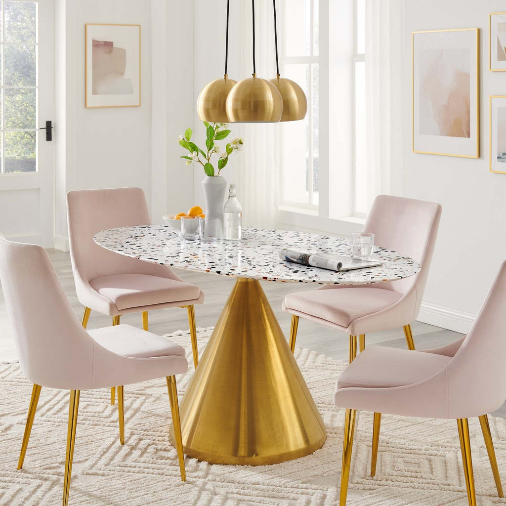 Tupelo 60" Oval Terrazzo Dining Table by Modway