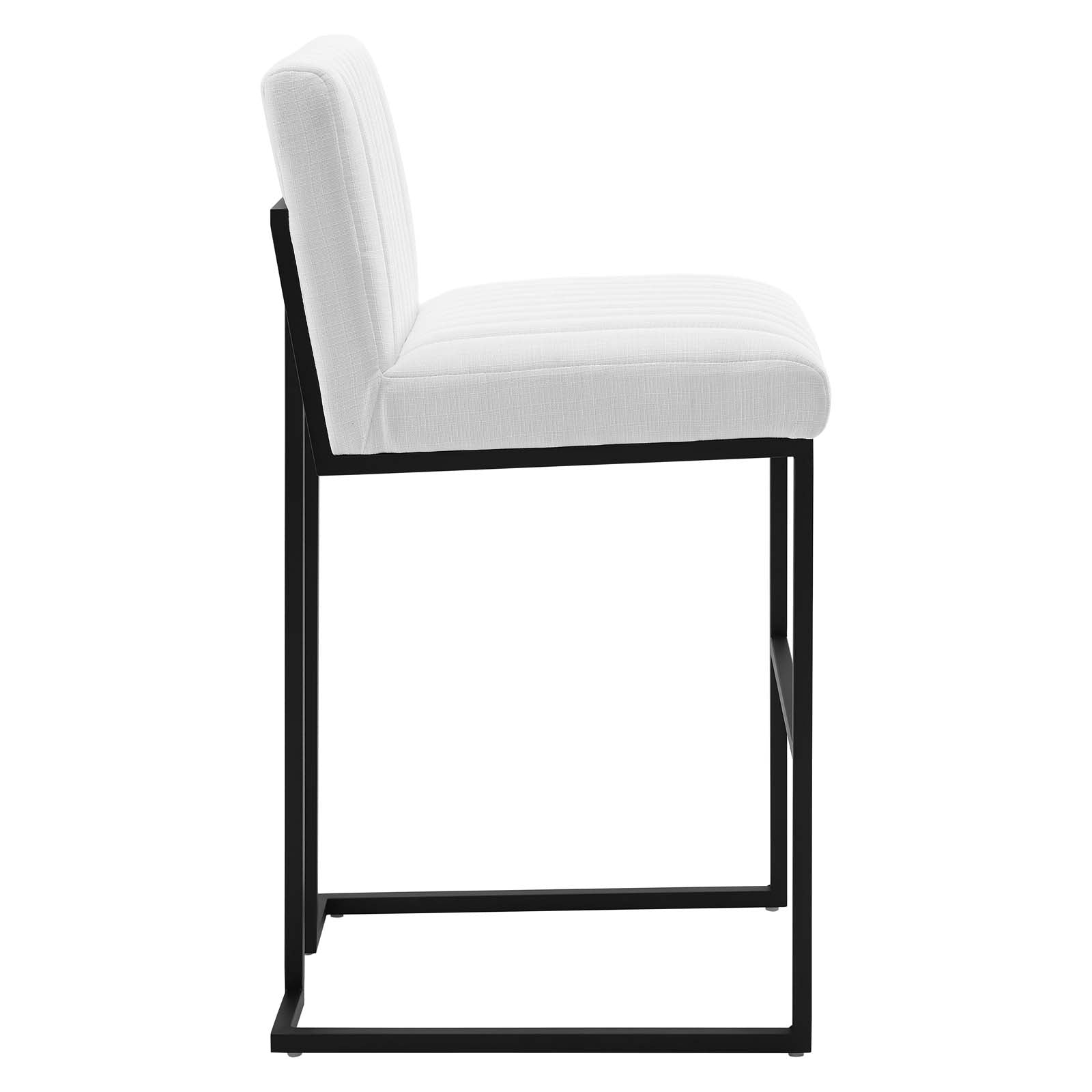 Indulge Channel Tufted Fabric Bar Stools by Modway
