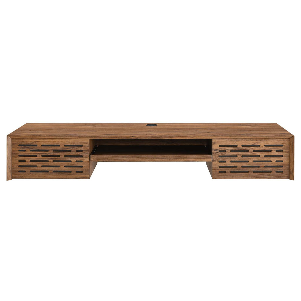 Merit 60" Wall Mount Wood Office Desk by Modway