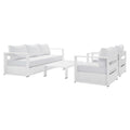 Tahoe 4-Piece Outdoor Patio Powder-Coated Aluminum Set by Modway