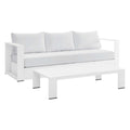 Tahoe 2-Piece Outdoor Patio Powder-Coated Aluminum Set by Modway