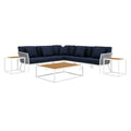 Stance 8 Piece Outdoor Patio Aluminum Sectional Sofa Set by Modway