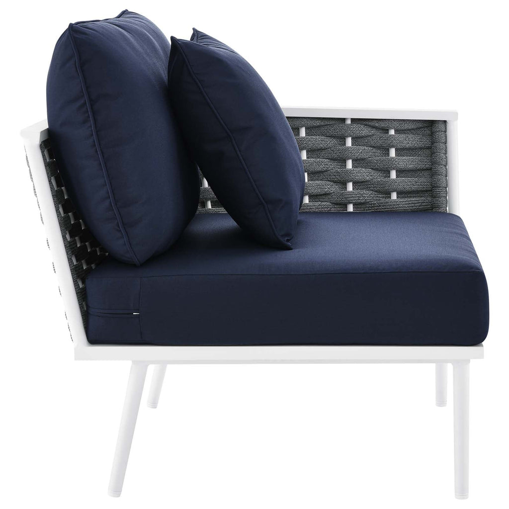Stance 8 Piece Outdoor Patio Aluminum Sectional Sofa Set by Modway
