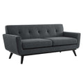 Engage Herringbone Fabric Loveseat by Modway