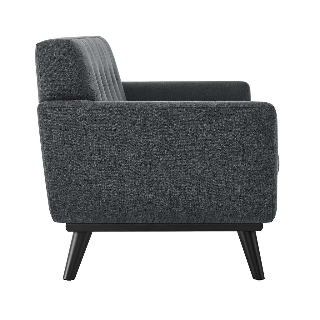 Engage Herringbone Fabric Loveseat by Modway