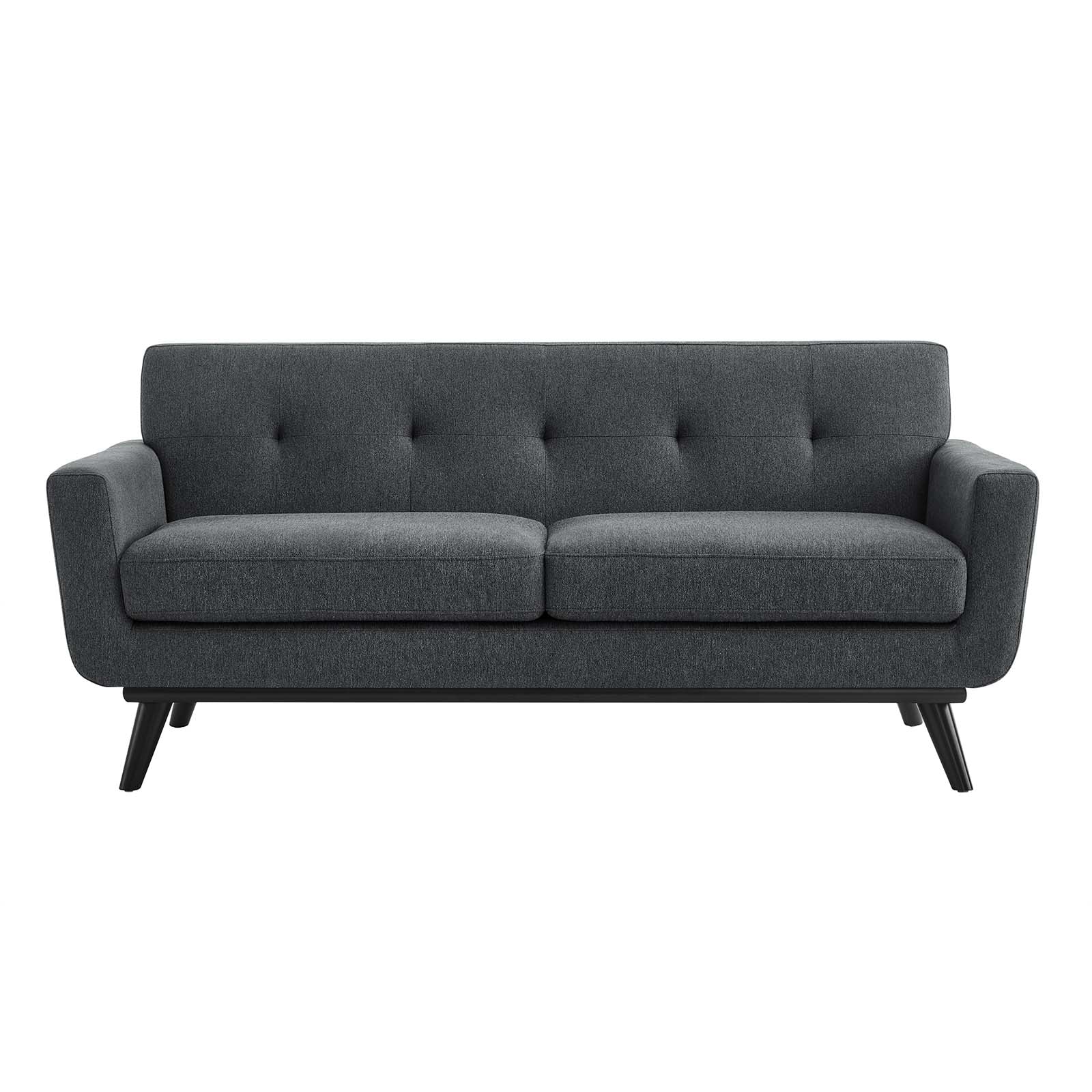 Engage Herringbone Fabric Loveseat by Modway