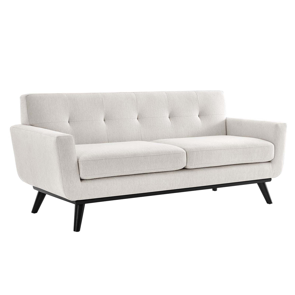 Engage Herringbone Fabric Loveseat by Modway
