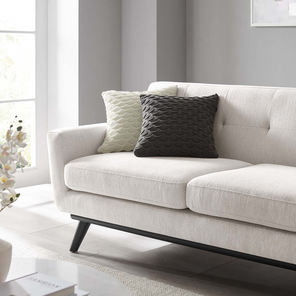 Engage Herringbone Fabric Loveseat by Modway