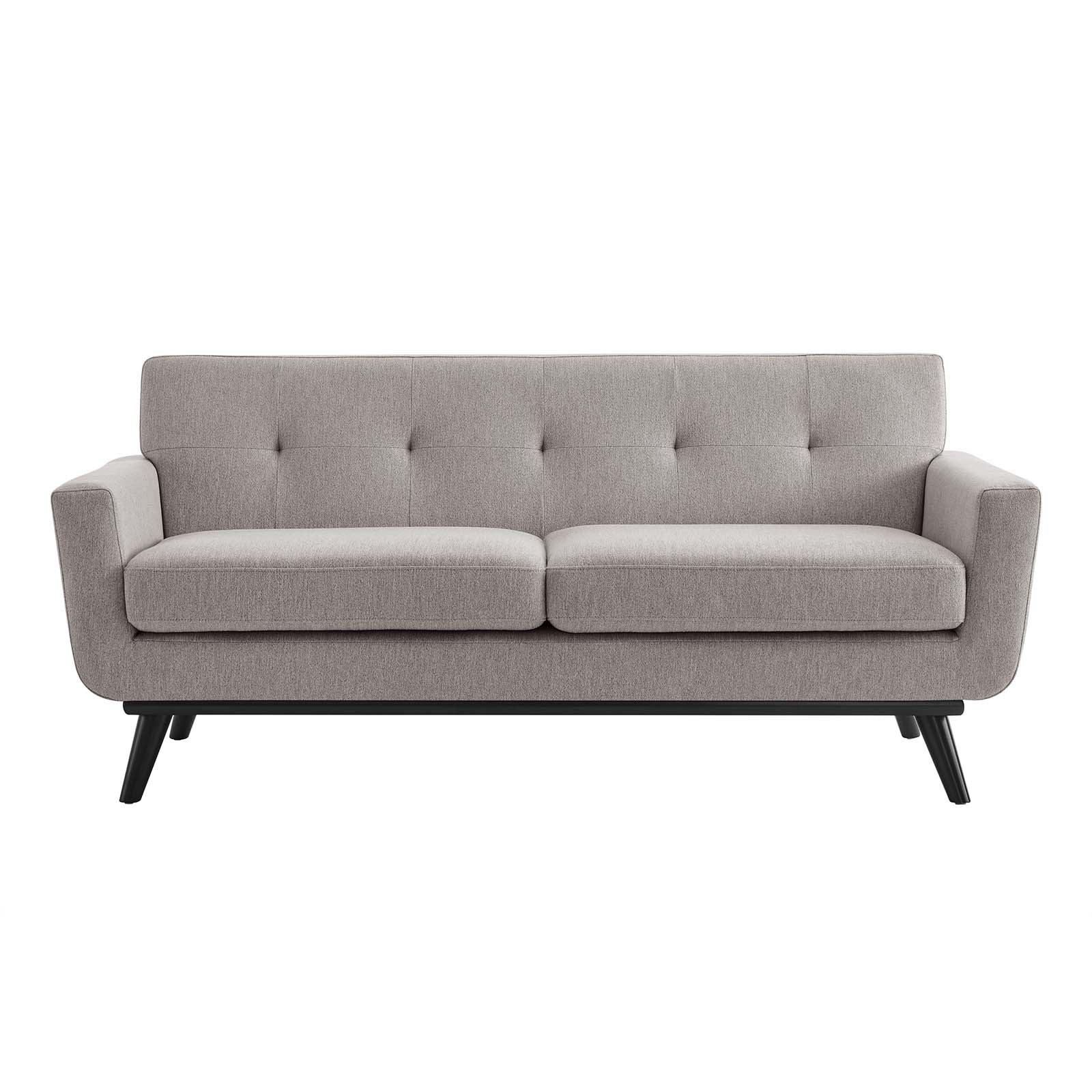 Engage Herringbone Fabric Loveseat by Modway
