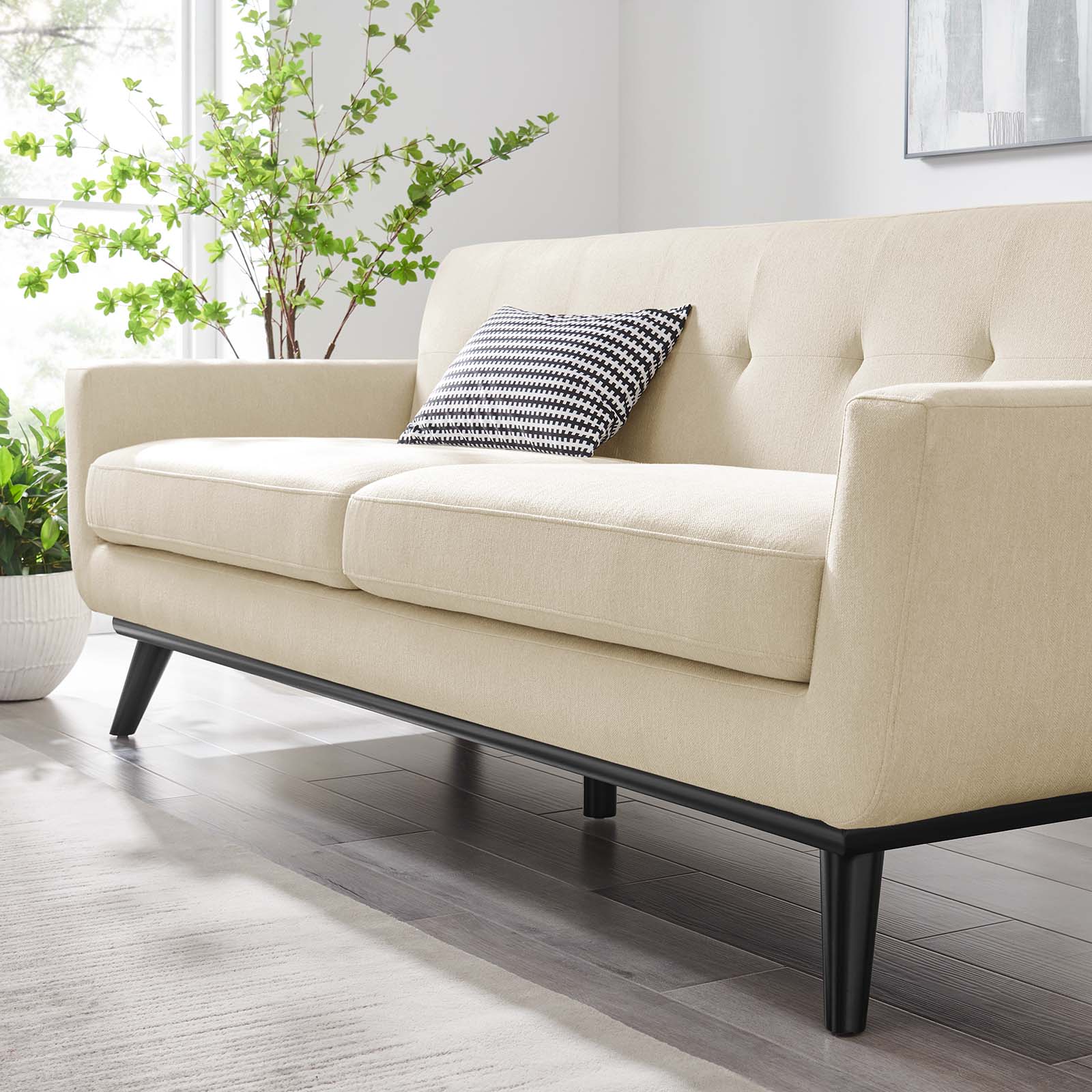 Engage Herringbone Fabric Sofa by Modway