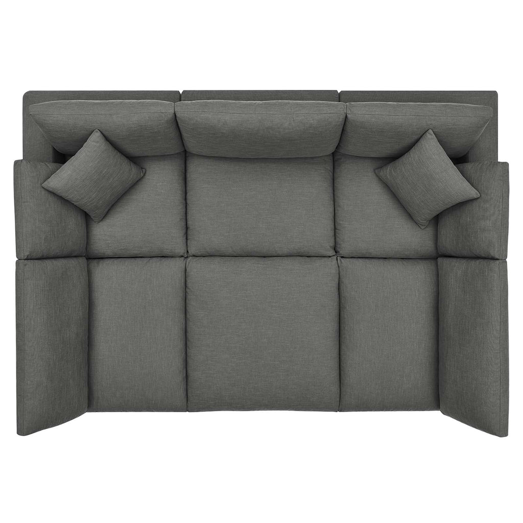 Commix 6-Piece Down Filled Overstuffed Sectional Sofa by Modway