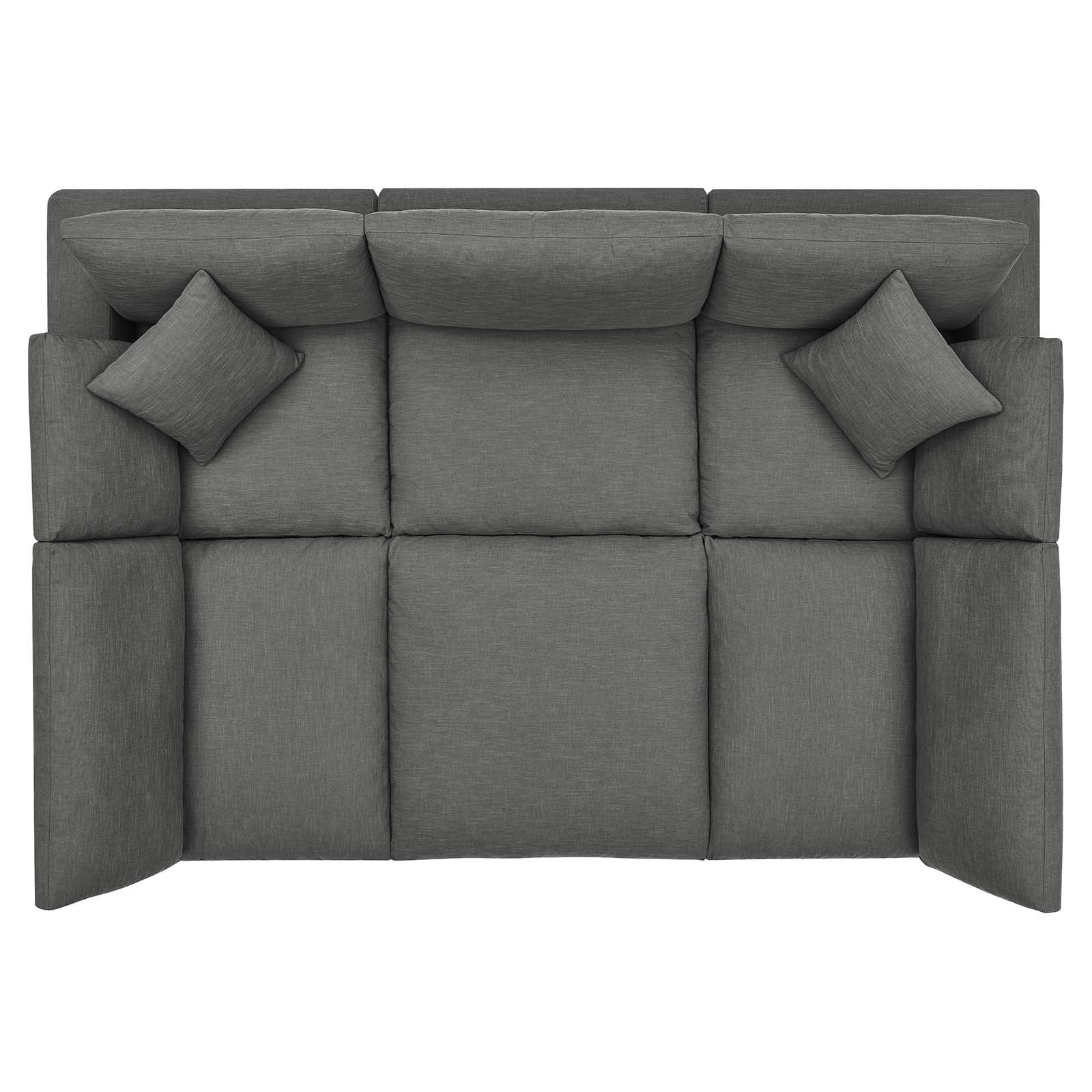 Commix 6-Piece Down Filled Overstuffed Sectional Sofa by Modway