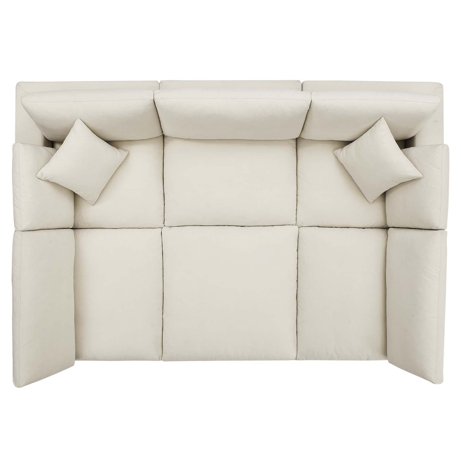 Commix 6-Piece Down Filled Overstuffed Sectional Sofa by Modway