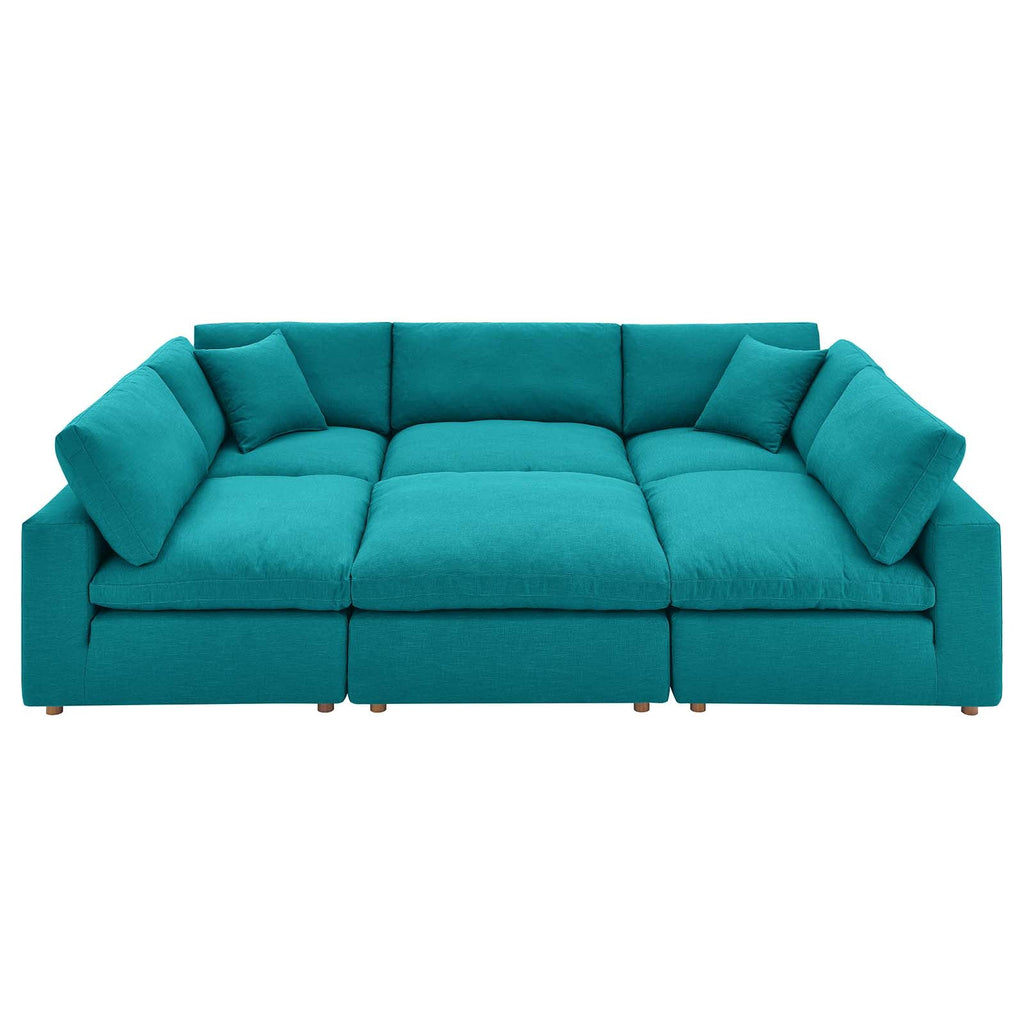 Commix 6-Piece Down Filled Overstuffed Sectional Sofa by Modway
