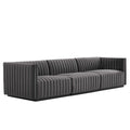 Conjure Channel Tufted Performance Velvet Sofa by Modway